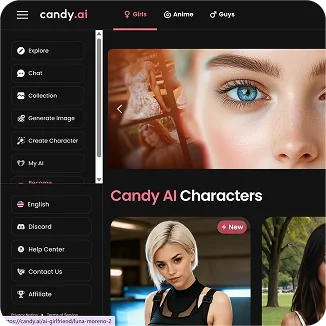 Candy AI Clone interface