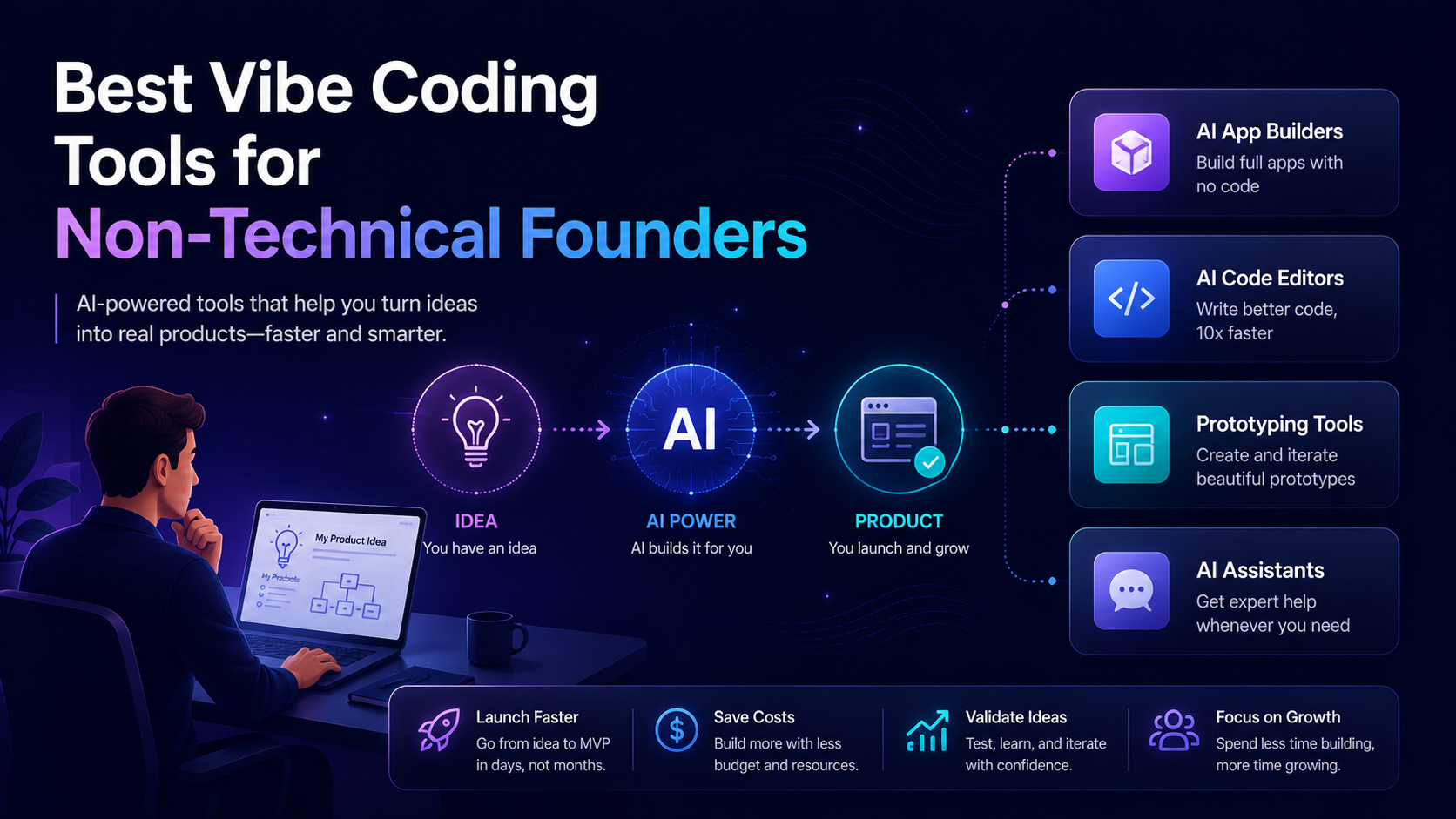 Best Vibe Coding Tools For Non-Technical Founders 