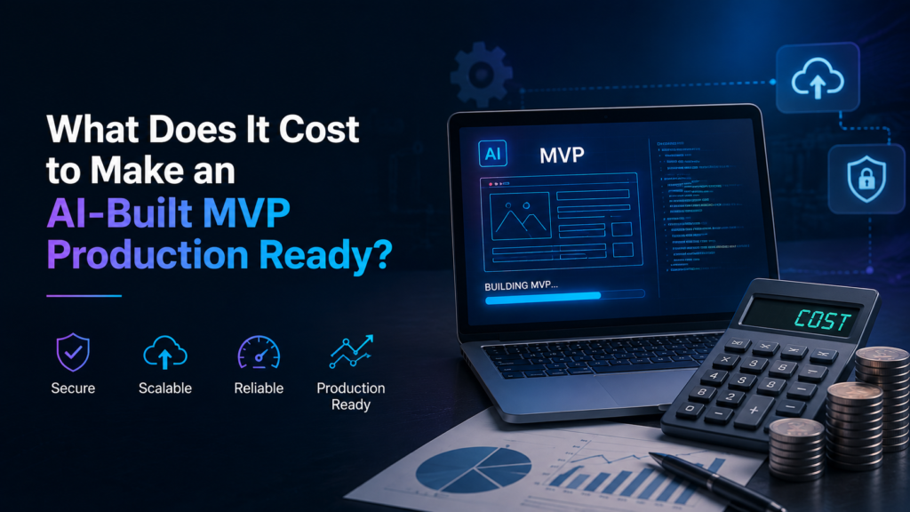 What Does It Cost to Make an AI-Built MVP Production Ready?
